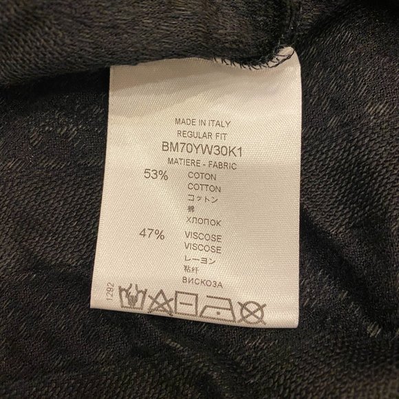 Givenchy black tonal logo print polo shirt - Picture 7 of 8